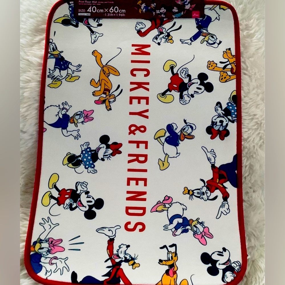 Disney Mickey and Friends print floor mat